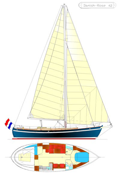 Danish Rose-42 ms kajuitzeiljacht